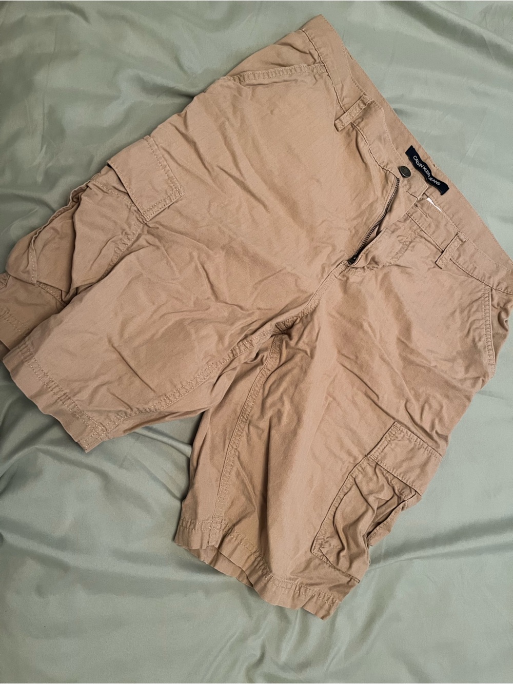 Calvin Klein Jeans Men's Cargo Pants - Tan